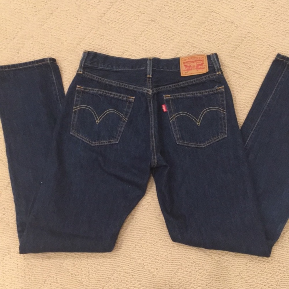 Levi’s 501 straight leg jeans button fly